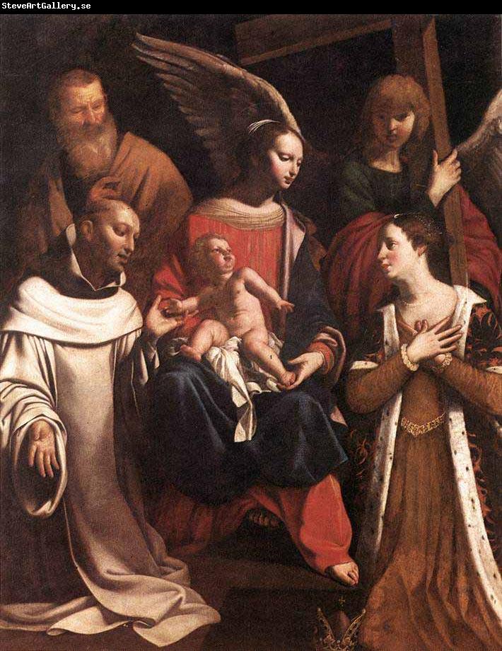 Francois Gerard Holy Family with St Bruno and St Helena